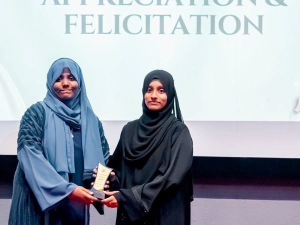 Appreciation and felicitation of a guest at the ceremony